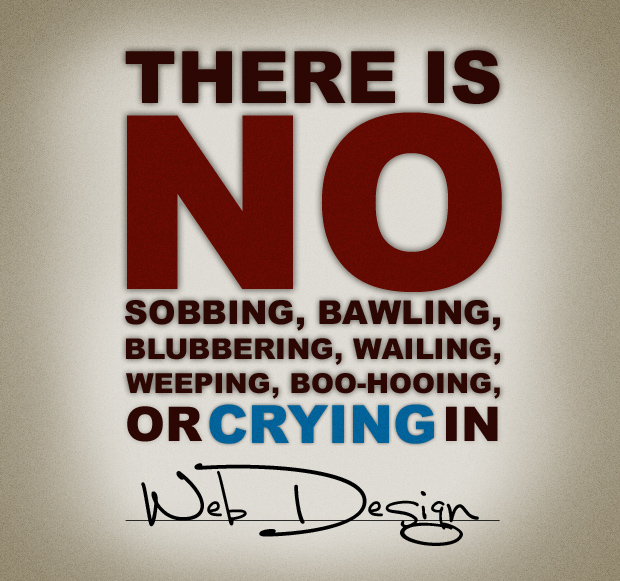 No Cry Poster